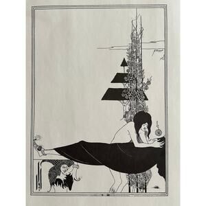 Aubrey Beardsley, Platonic Lament, Oscar Wilde, Art Print, ~ 250726-WH 240 B